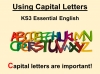 Capital Letters for KS3 Teaching Resources (slide 1/18)